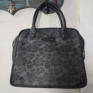 Loungefly Black Skull Pattern Women's Bag